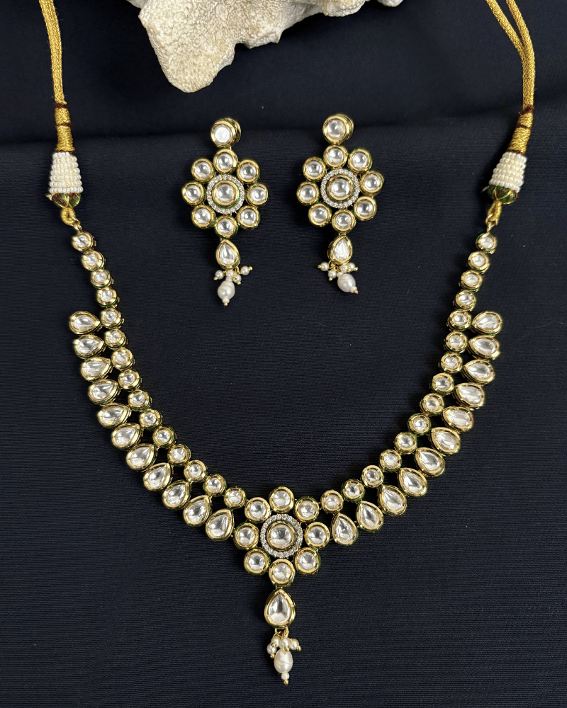 Shahi Pankhuri Kundan Necklace