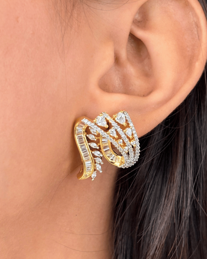Seraphine Wing Diamond Pendant Set | Without Chain