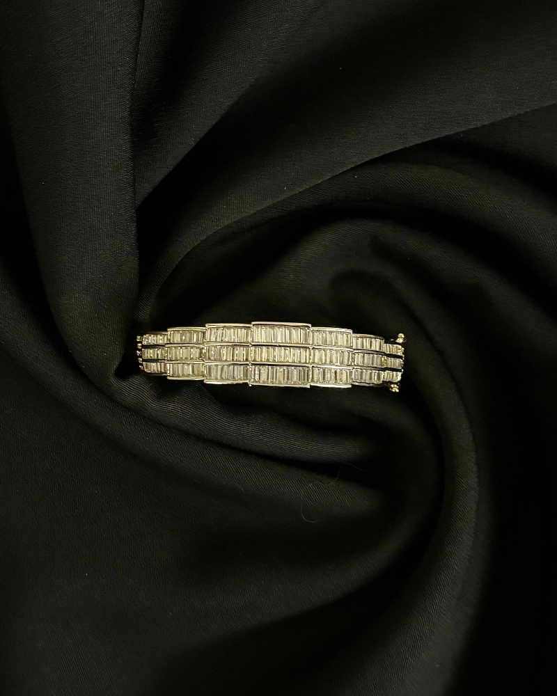 3 Line Diamond Bracelet | Openable