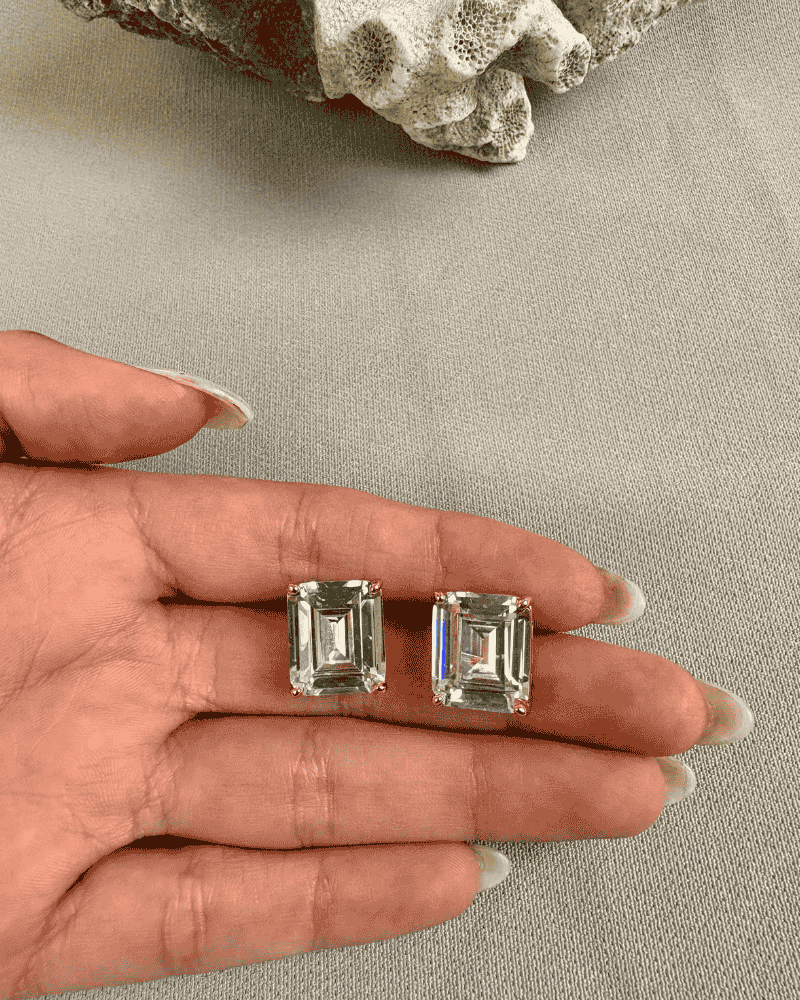 Crystal Stud | Screw Back