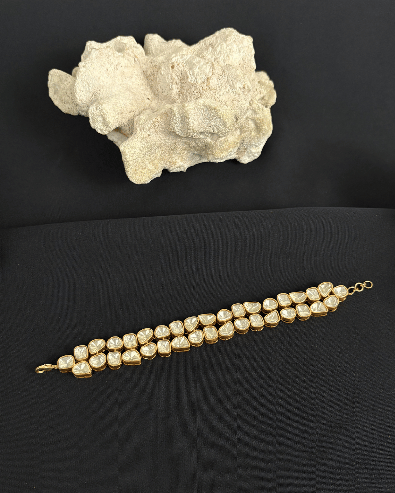 Tara Moissanite Bracelet | Openable | 18K Gold Plating