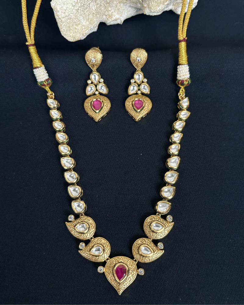 Ruby Grace Kundan Necklace | Mint Work