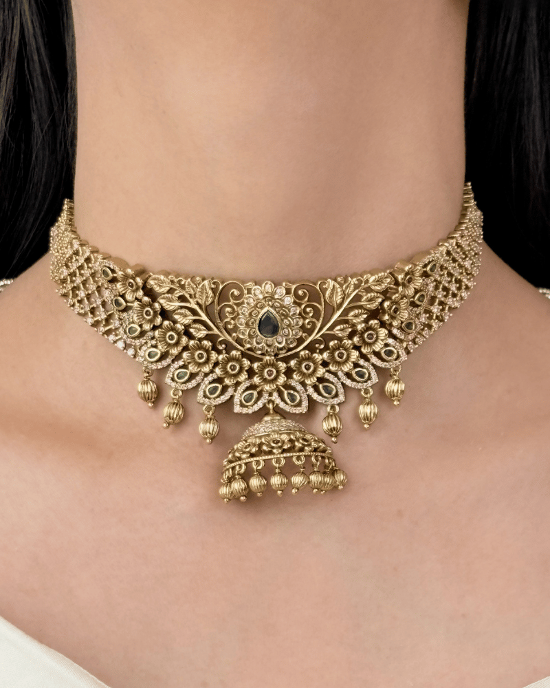 Rajnandini Jharna Golden Choker