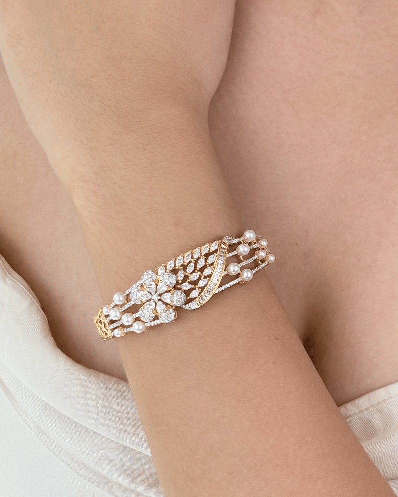 Pearl Empress Diamond Bracelet