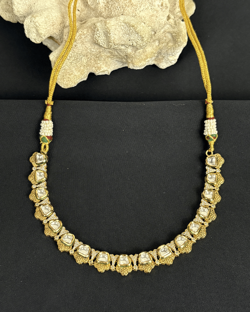 Mehergul Kundan Necklace | Mint Work