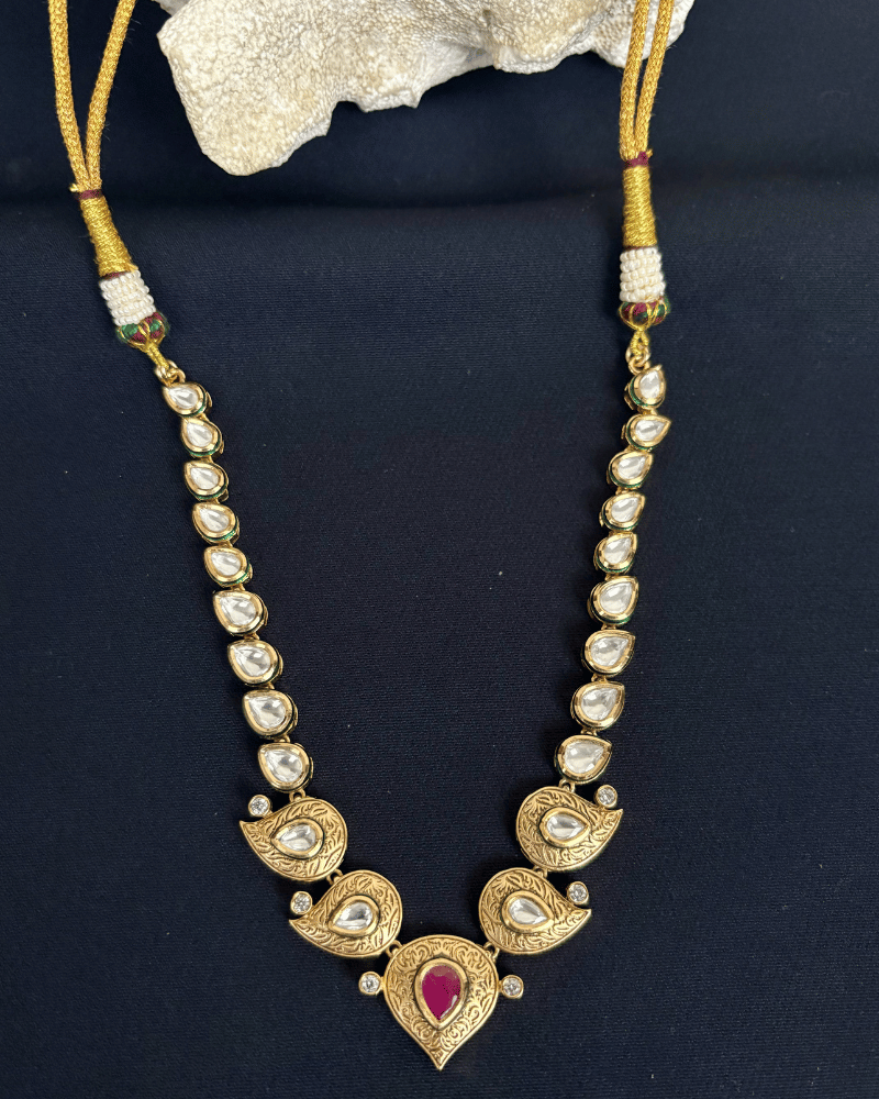 Ruby Grace Kundan Necklace | Mint Work
