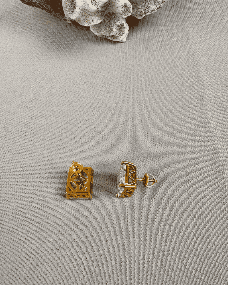 Crystal Stud | Screw Back