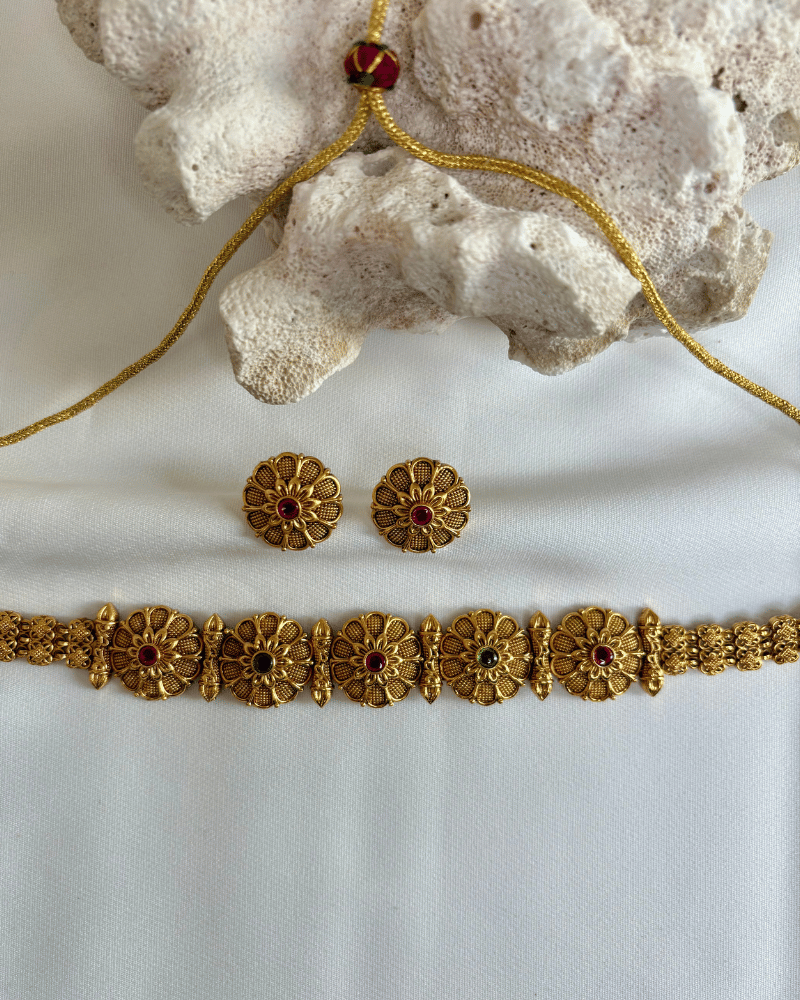 Golden Choker Set