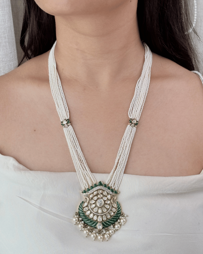 Emerald Bagh Victorian Polki Rani Haar