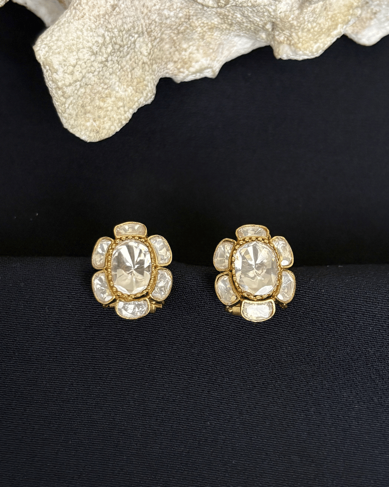Roshira Bloom Polki Studs