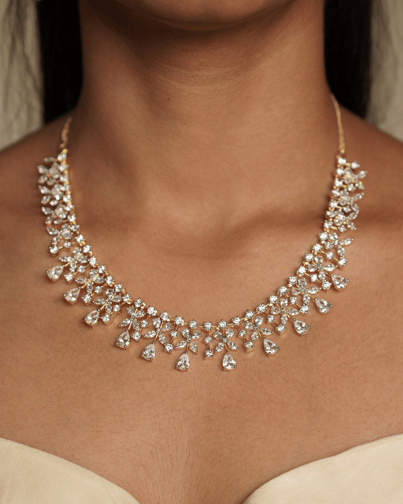 Dewdrop Garden Diamond Necklace