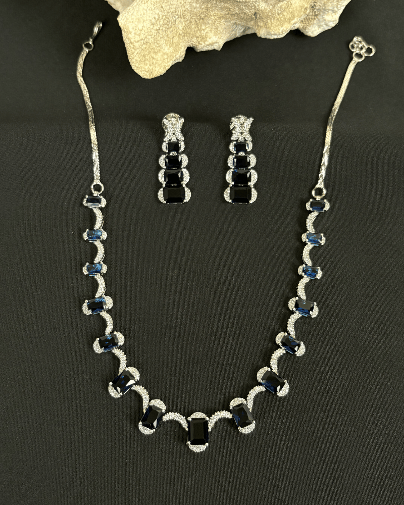 Scarlet Blue Diamond Necklace