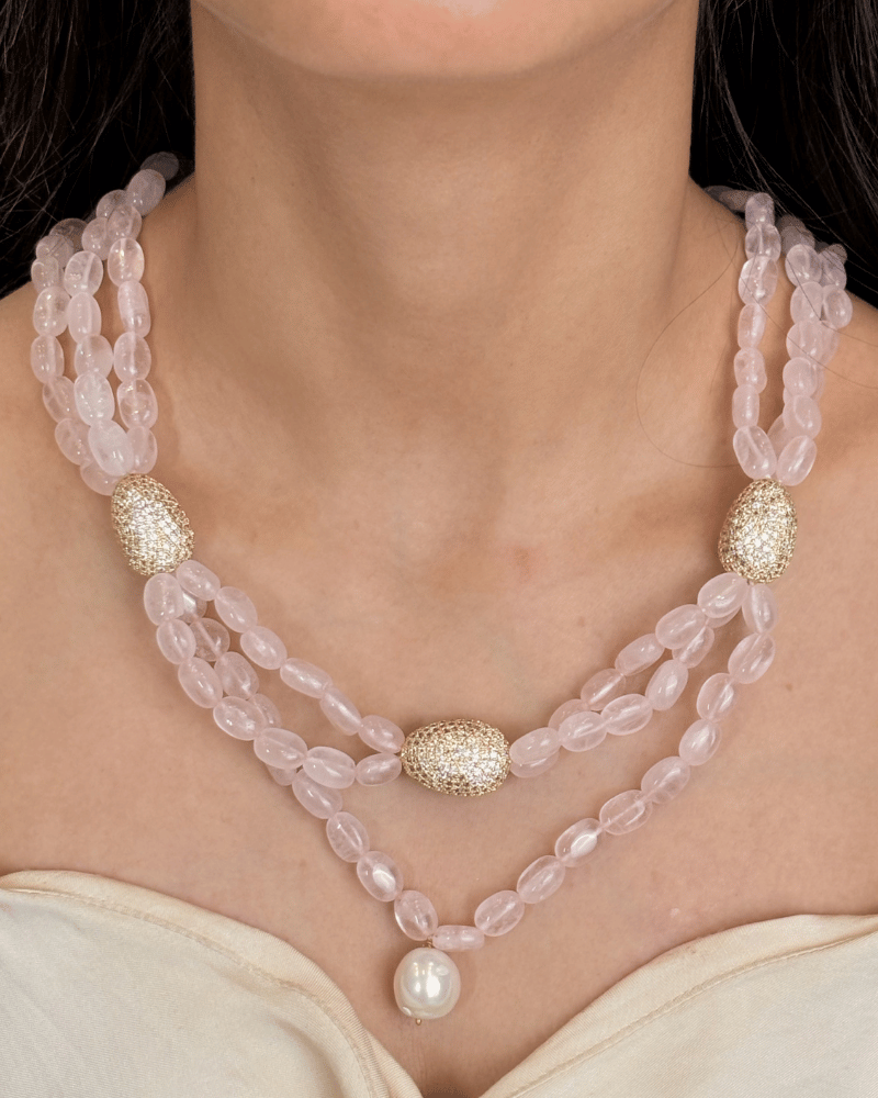 Rosé Quartz Royale Mala