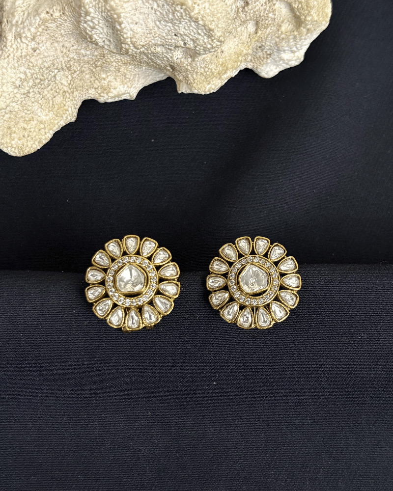 Suryakanti Victorian Polki Studs