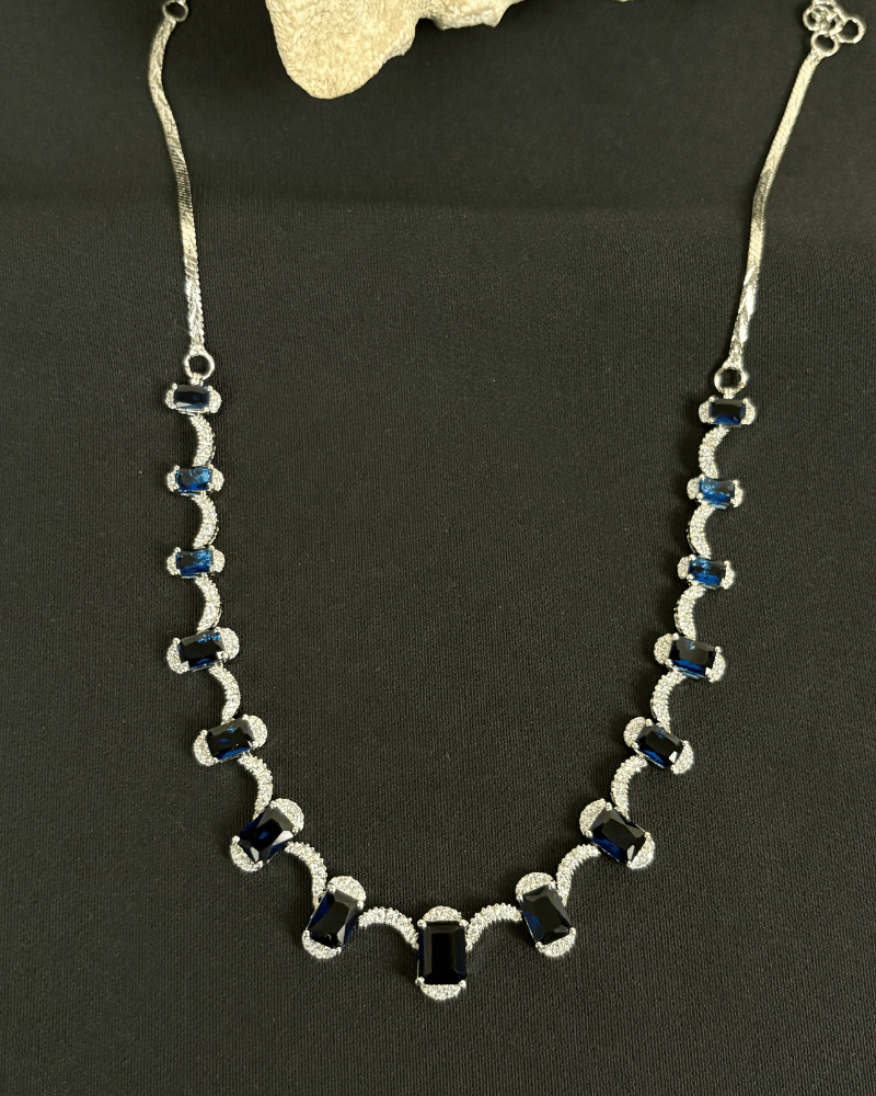 Scarlet Blue Diamond Necklace