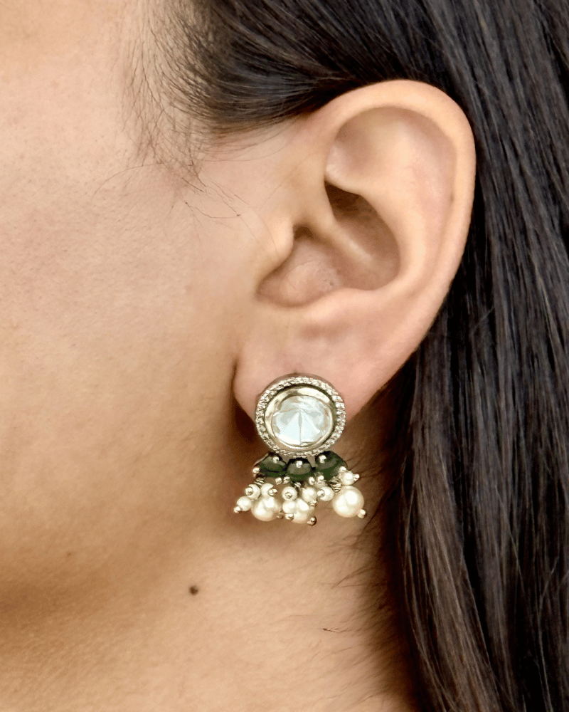 Moti Mahal Victorian Polki Emerald Choker
