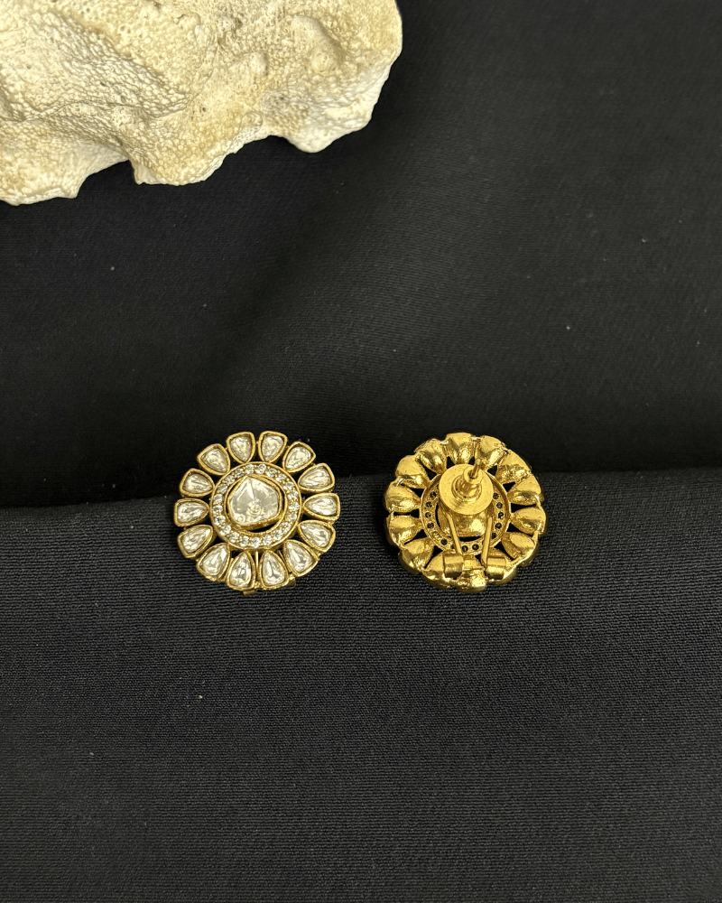 Suryakanti Victorian Polki Studs