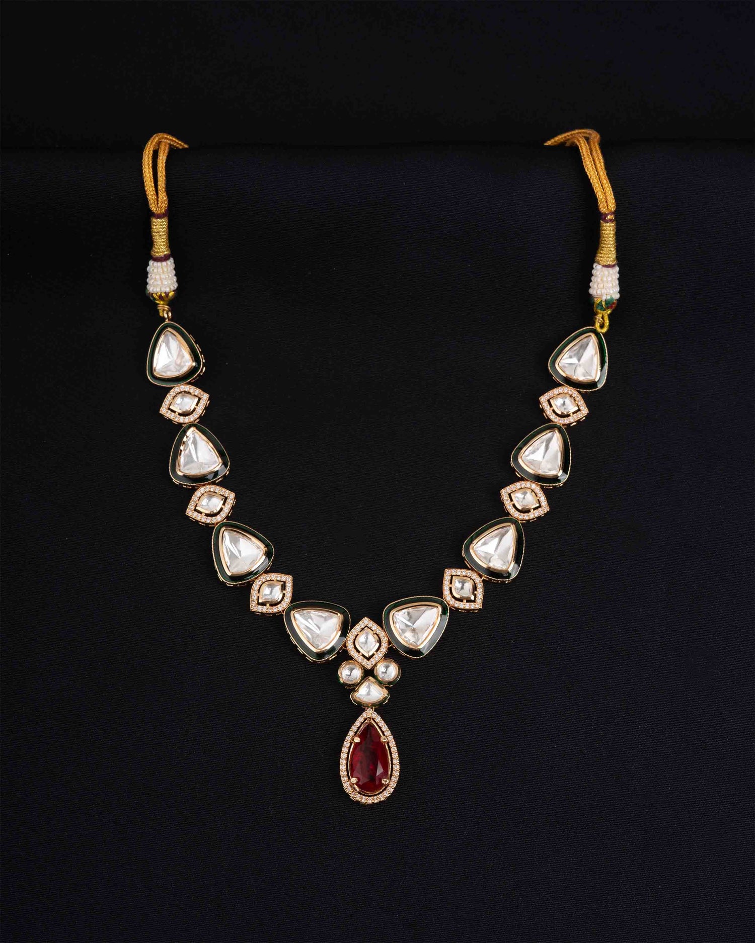 Royal Ruby Kundan Necklace