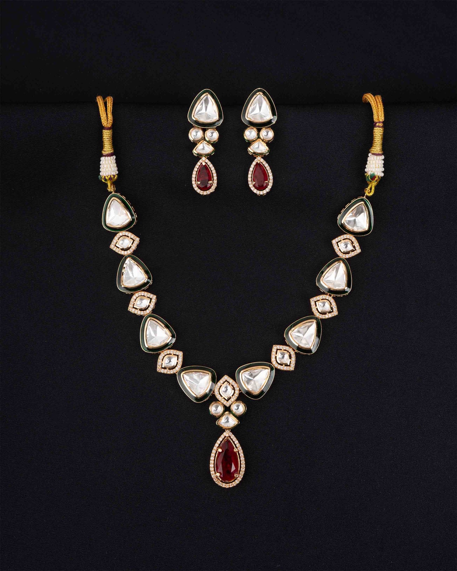 Royal Ruby Kundan Necklace