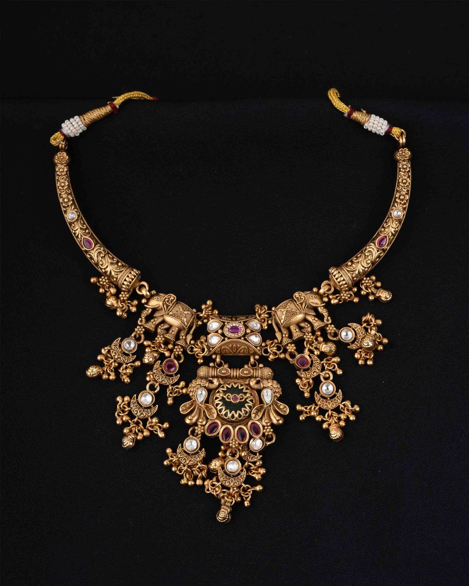 Maharaja Gajraaj Hasli Necklace