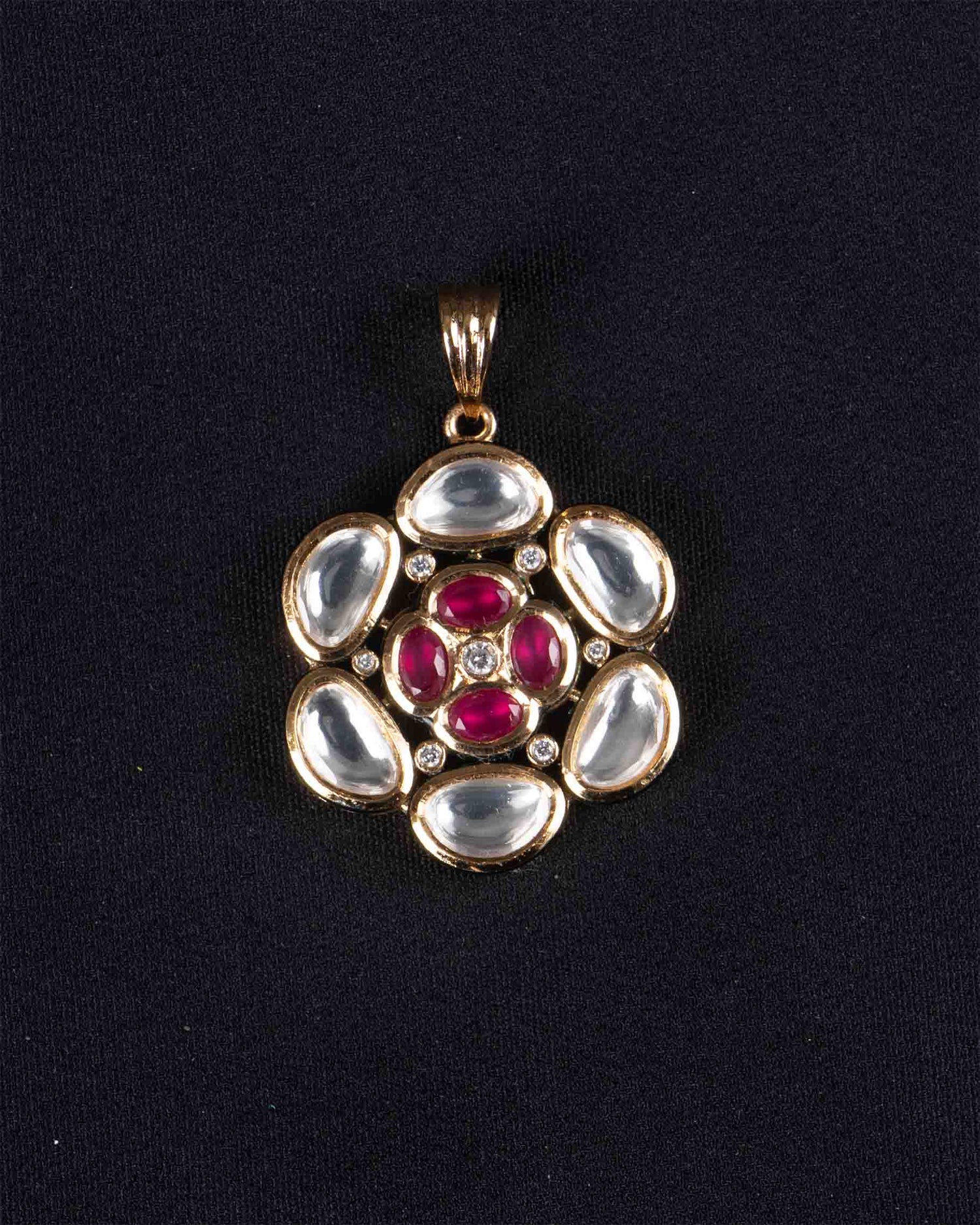 Ruby Kundan Pendant