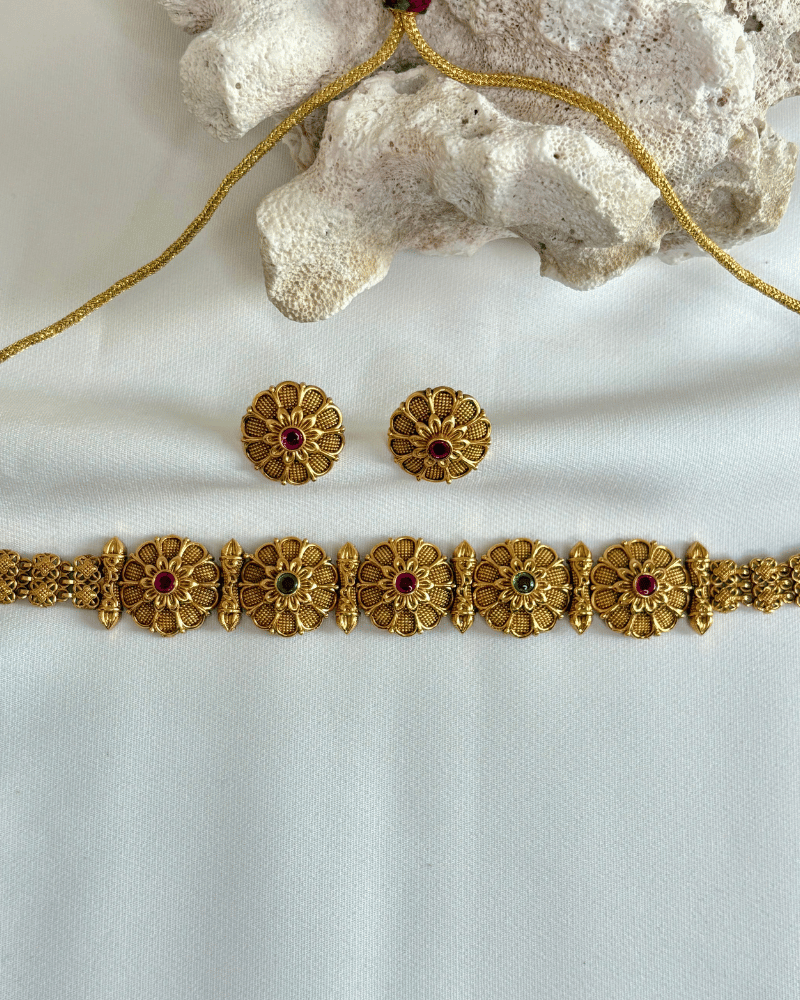 Golden Choker Set