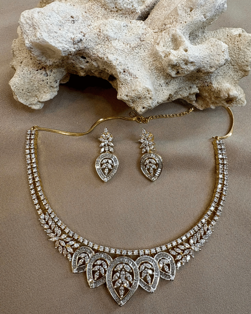 Classic Diamond Necklace Set