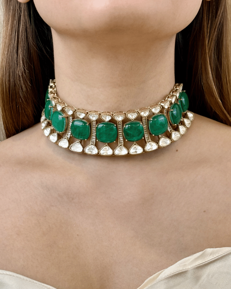 Emertika Victorian Polki Choker