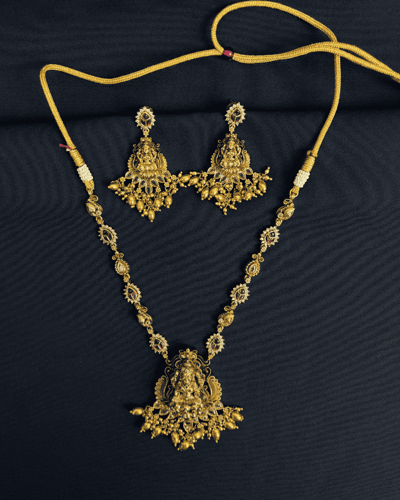 Golden Laxmi Necklace