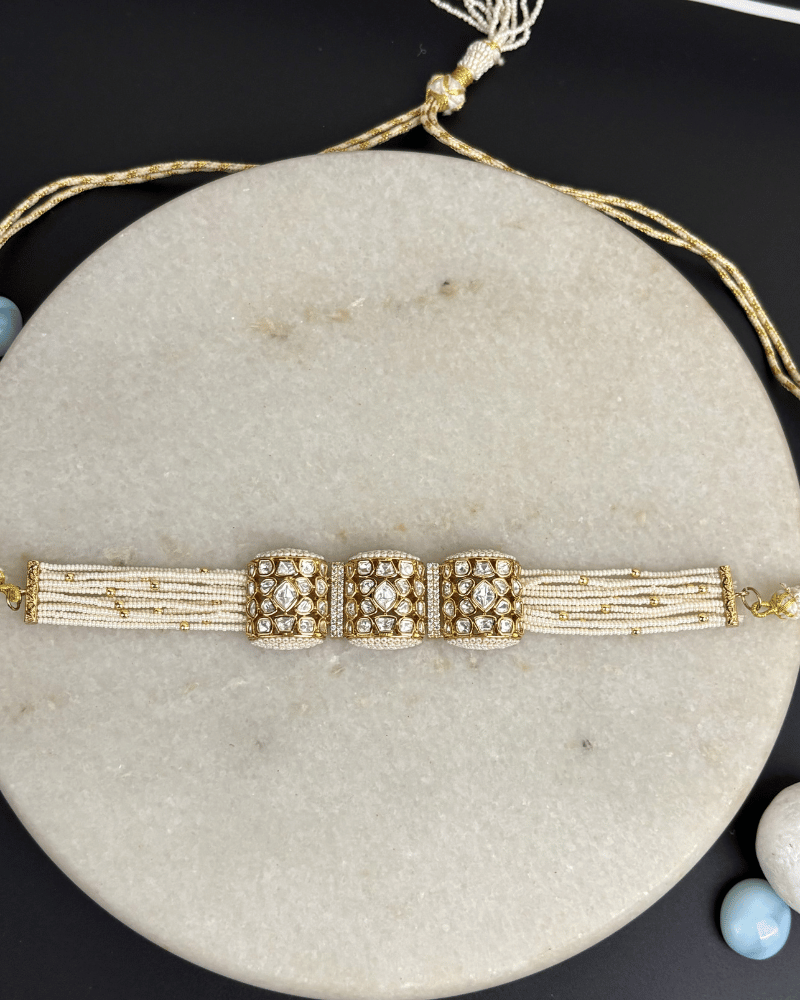 Ruh 3 Broach Polki Choker