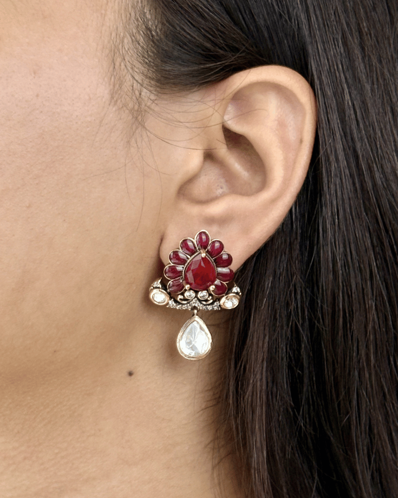 Ruby Rose Victorian Polki Choker