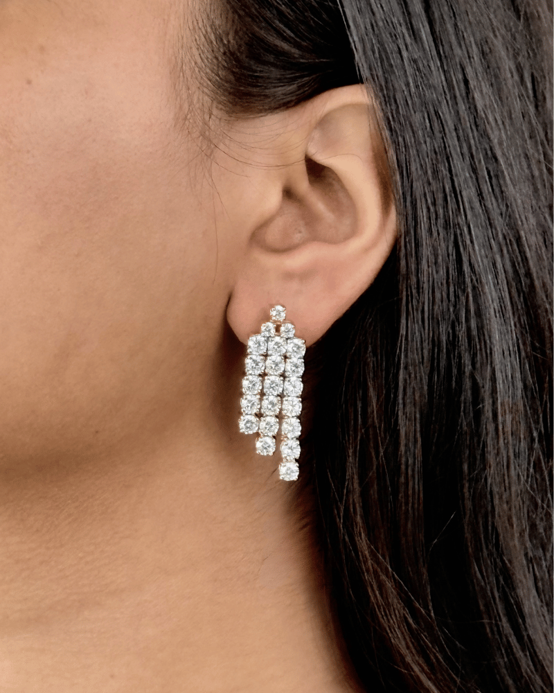 Three Layer Symphony Diamond Necklace