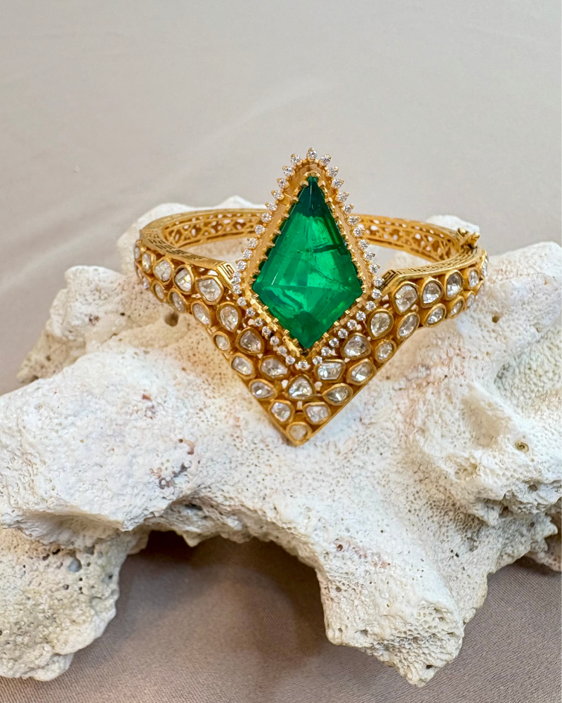 Moissanite Bracelet With Doublet Stone