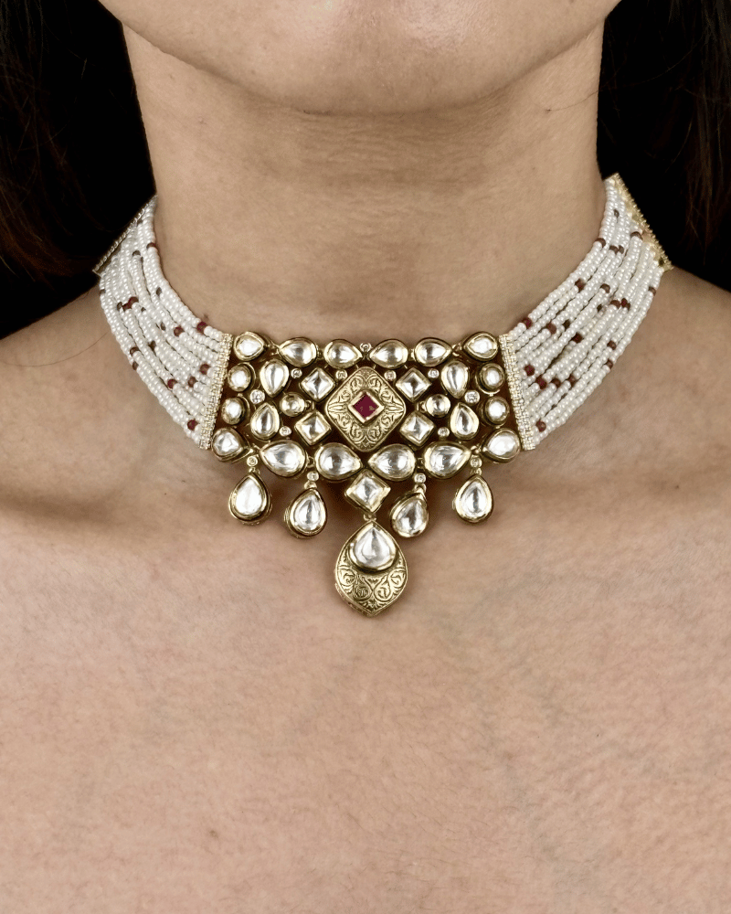 Anjana Ruby Kundan Choker