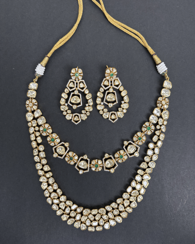 The Choker & Haar Duet Necklace | Screw Back | 18K Gold Plating
