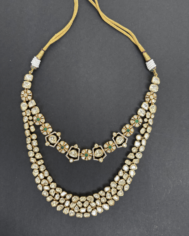 The Choker & Haar Duet Necklace | Screw Back | 18K Gold Plating