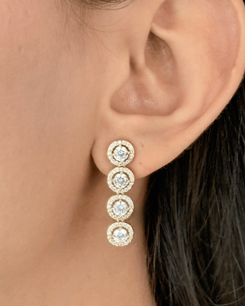 Crown of Ligh Diamond Necklace | Rhodium Plating