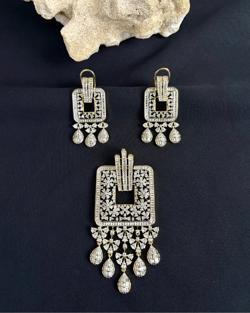 The Imperial Frame Diamond Pendant