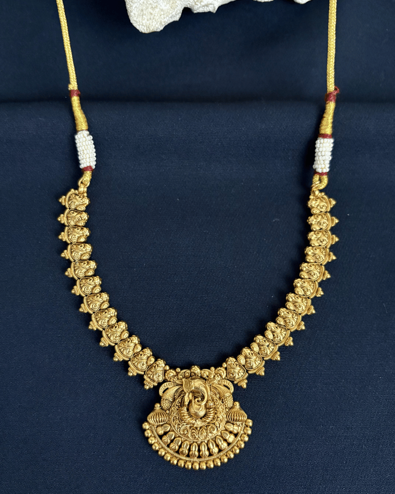 Shree Vighnaharta Golden Necklace