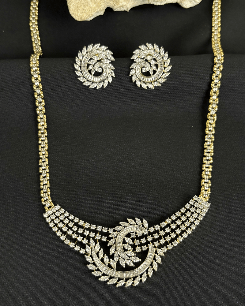 Spiral Grace Diamond Mangalsutra | Screw Back