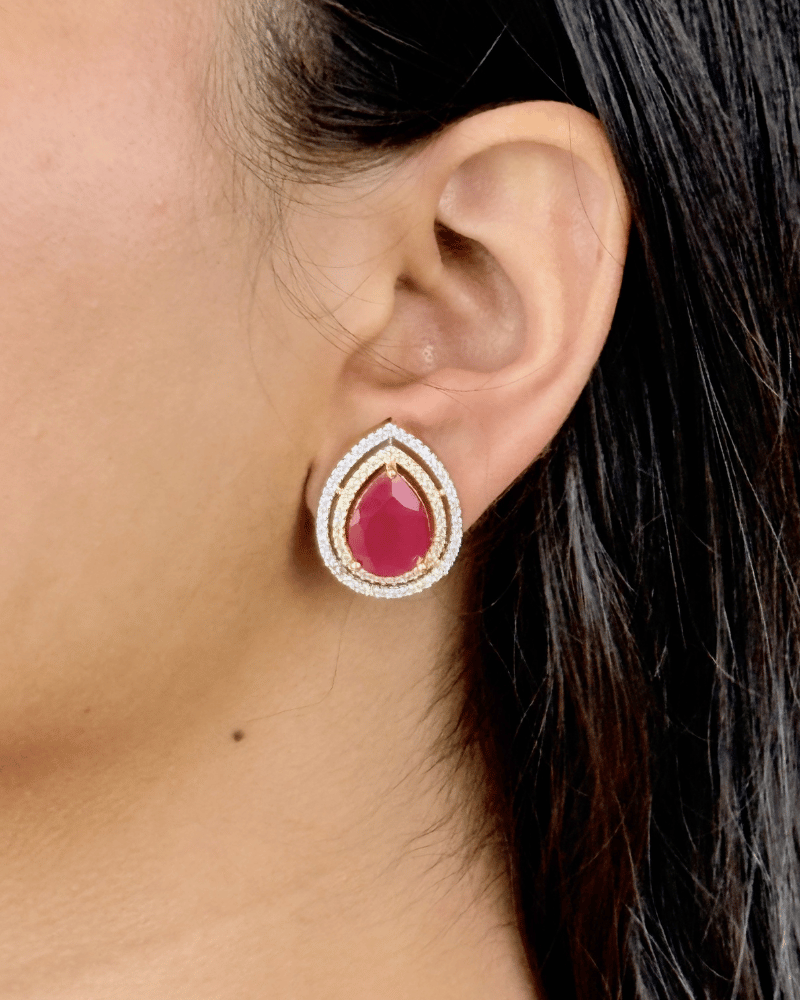 Rubelle Diamond Pendant Set | Without Chain
