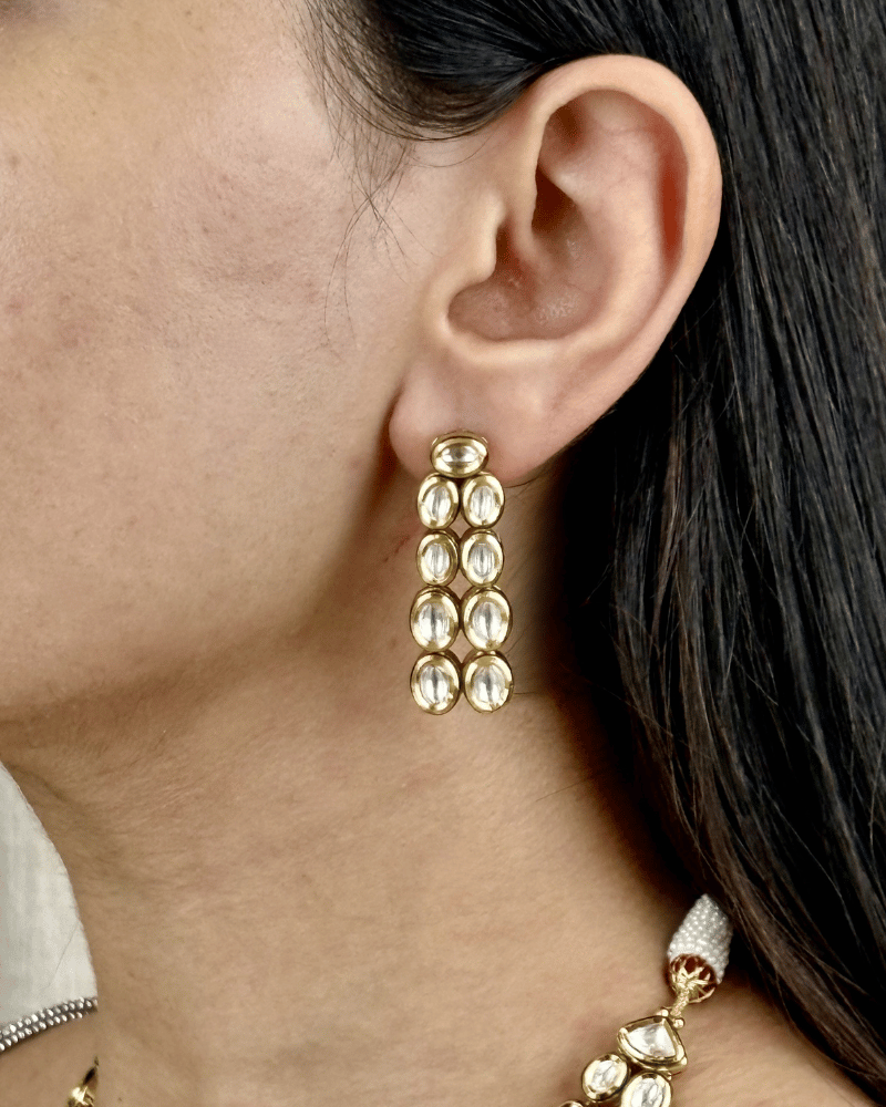 Rajnidhi Double Line Kundan Necklace