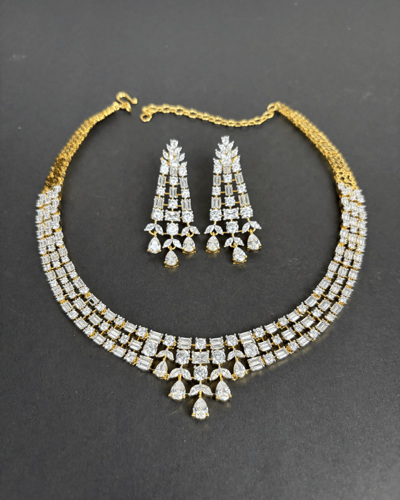 Three Line Diamond Cascade With Droplets