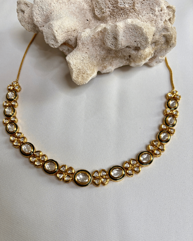 Floral Kundan Necklace