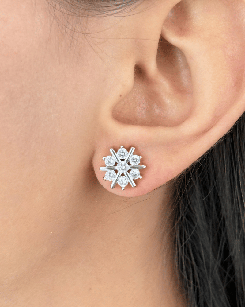 Snow Frost Diamond Studs