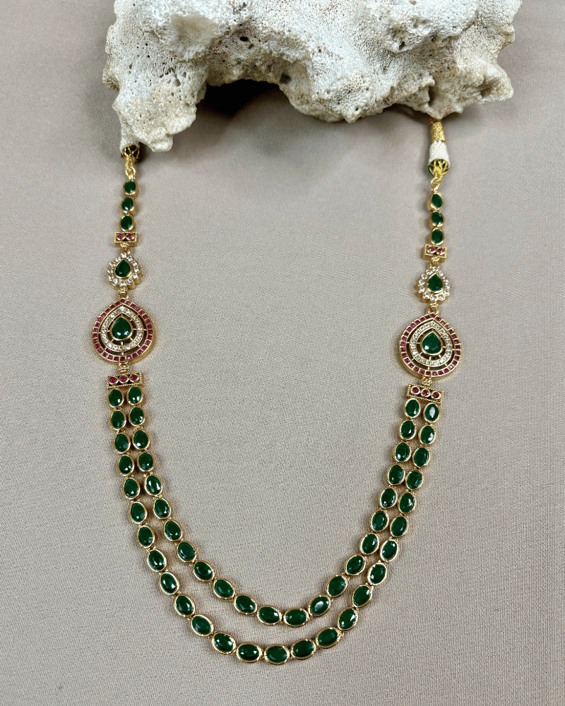 Double Line Emerald Haar