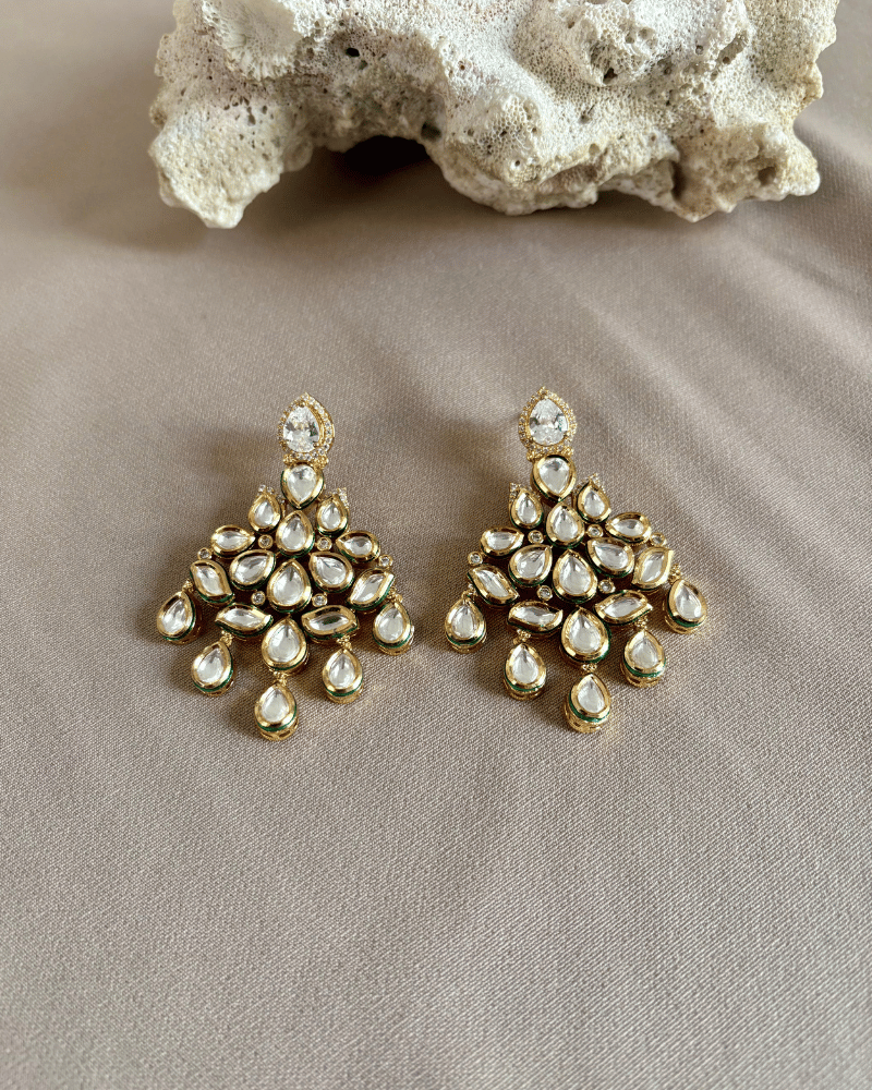 Kundan Drop Earrings