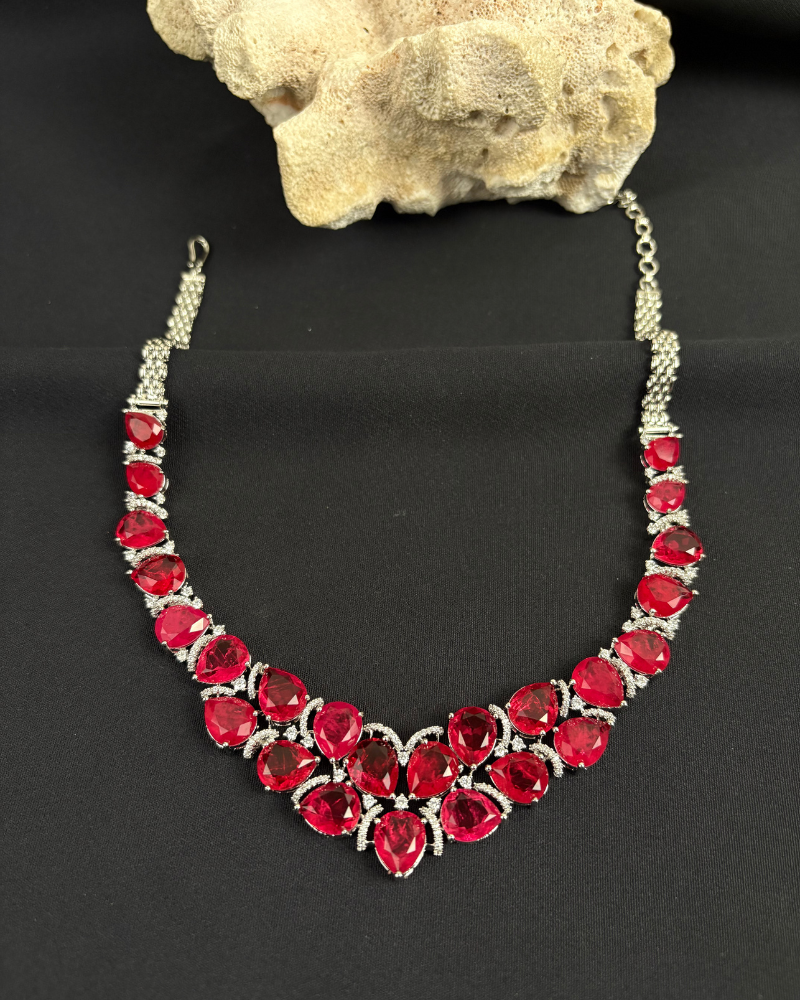 Rubaya Royale | 18K White Gold Plating