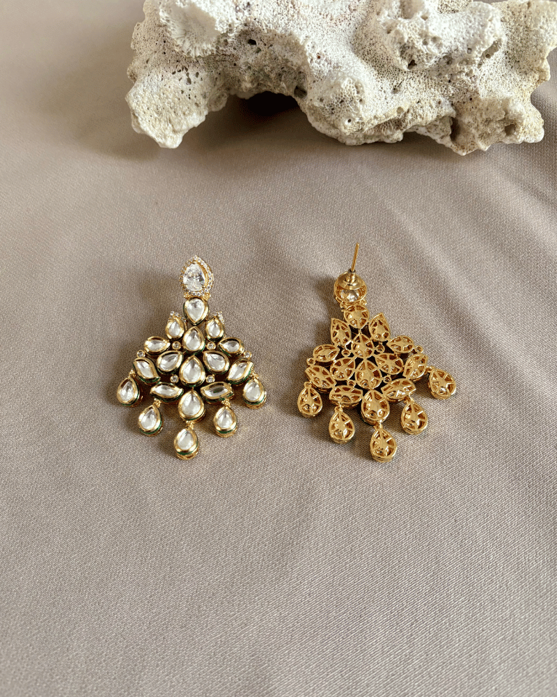 Kundan Drop Earrings
