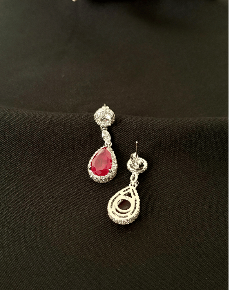 Ruby Drop Earrings